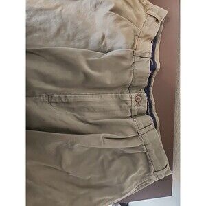 Men's Henry Jacobsen Khaki Green Pants 38x30 Chino Trousers Business Casual